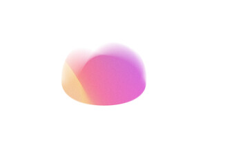 Grainy Gradient Textured Blob Shapes. Abstract Transparent PNG element. Trendy design resources, Purple orange and yellow. Modern design trends.
