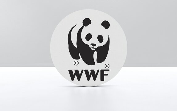 WWF, World Wide Fund for Nature - 3D background design - visual design work, (3D rendering)