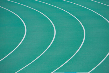 public stadium for sports ,running track closeup 19 may 2013