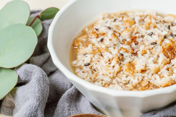 nurungji bap, Korean style scorched rice food