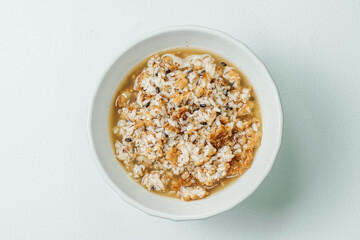 nurungji bap, Korean style scorched rice food