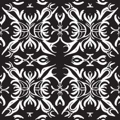 Baroque-inspired damask design adds a touch of luxury and elegance to any space, making it a perfect choice for wallpaper, wrapping paper, or any other paper-based project.