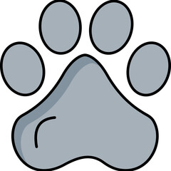 Forepaw Vector Icon fully editable

