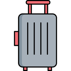 Baggage Vector Icon fully editable

