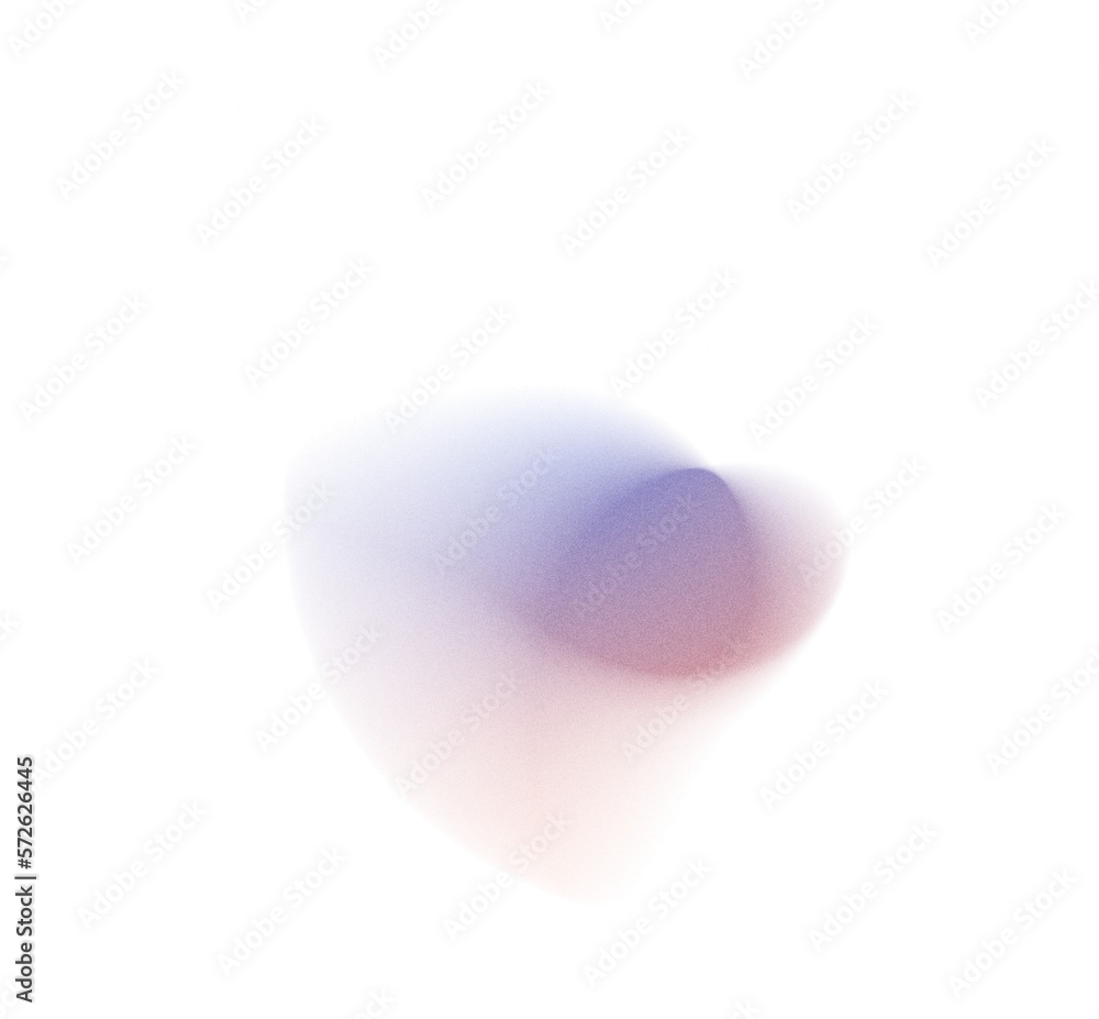 Aufkleber grainy gradient textured blob shapes. abstract transparent png element. trendy design resources, pur