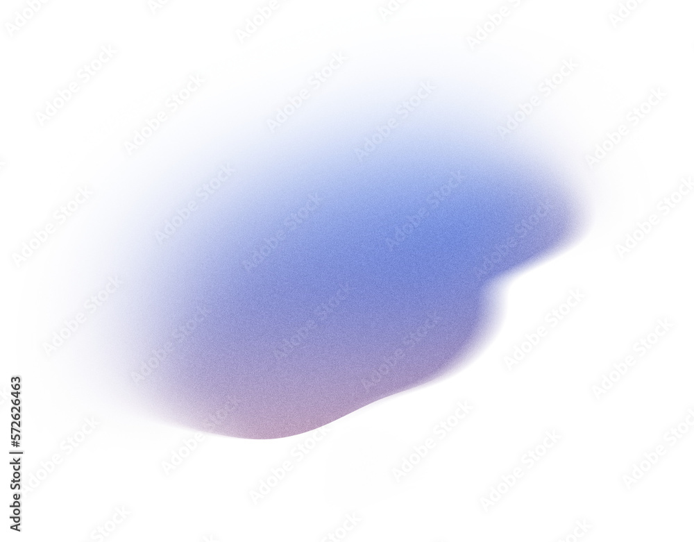Aufkleber grainy gradient textured blob shapes. abstract transparent png element. trendy design resources, pur