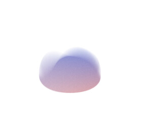 Grainy Gradient Textured Blob Shapes. Abstract Transparent PNG element. Trendy design resources, Purple orange and yellow. Modern design trends.
