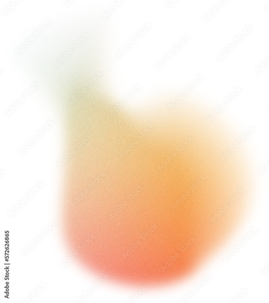 Poster grainy gradient textured blob shapes. abstract transparent png element. trendy design resources, pur