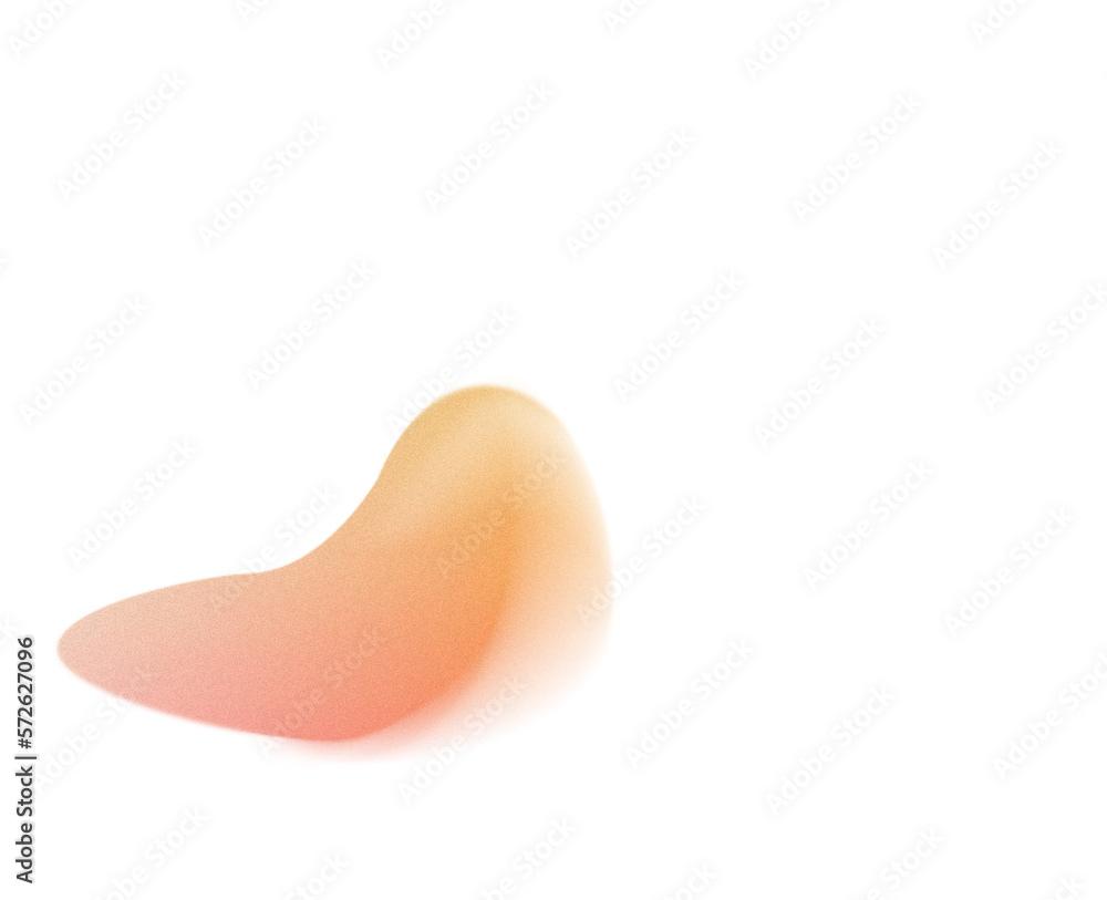Aufkleber grainy gradient textured blob shapes. abstract transparent png element. trendy design resources, pur
