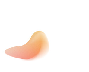 Fototapeta premium Grainy Gradient Textured Blob Shapes. Abstract Transparent PNG element. Trendy design resources, Purple orange and yellow. Modern design trends. 
