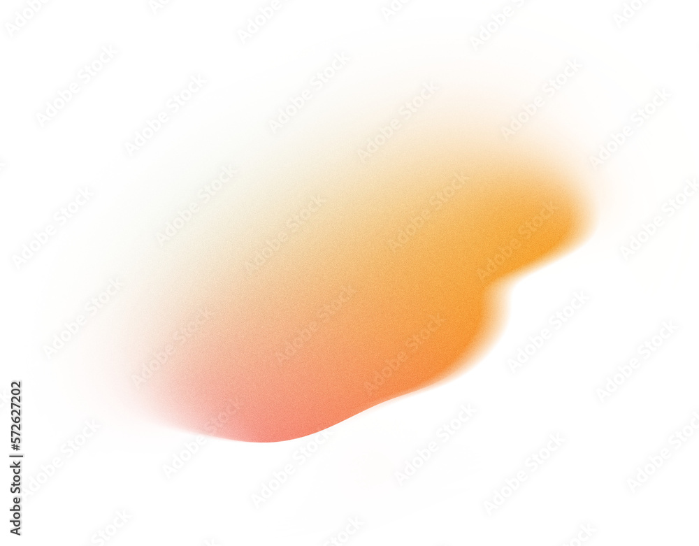 Aufkleber grainy gradient textured blob shapes. abstract transparent png element. trendy design resources, pur