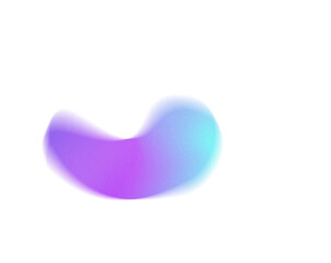 Grainy Gradient Textured Blob Shapes. Abstract Transparent PNG element. Trendy design resources, Purple orange and yellow. Modern design trends.
