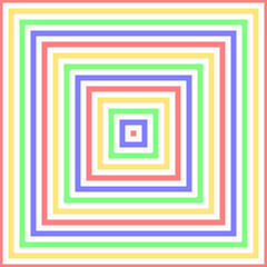 Colorful pastel square stripes fabric pattern on white background vector. Geometric horizontal with vertical lines. Wall and floor ceramic tiles seamless pattern.