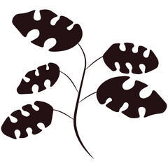 Silhouette Plant Shapes
