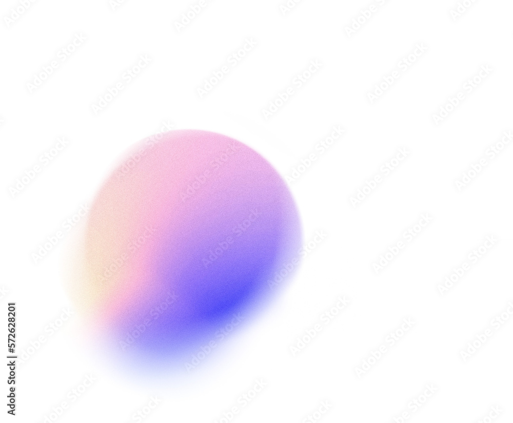 Aufkleber grainy gradient textured blob shapes. abstract transparent png element. trendy design resources, pur