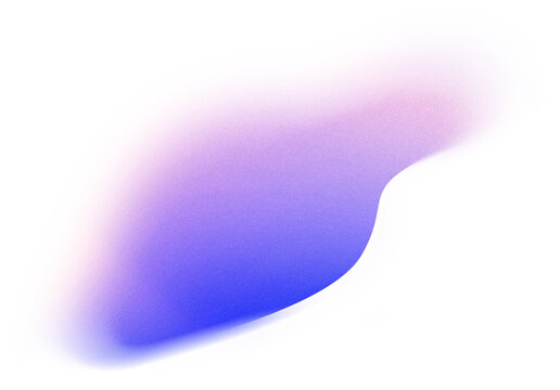 Grainy Gradient Textured Blob Shapes. Abstract Transparent PNG element. Trendy design resources, Purple orange and yellow. Modern design trends.
