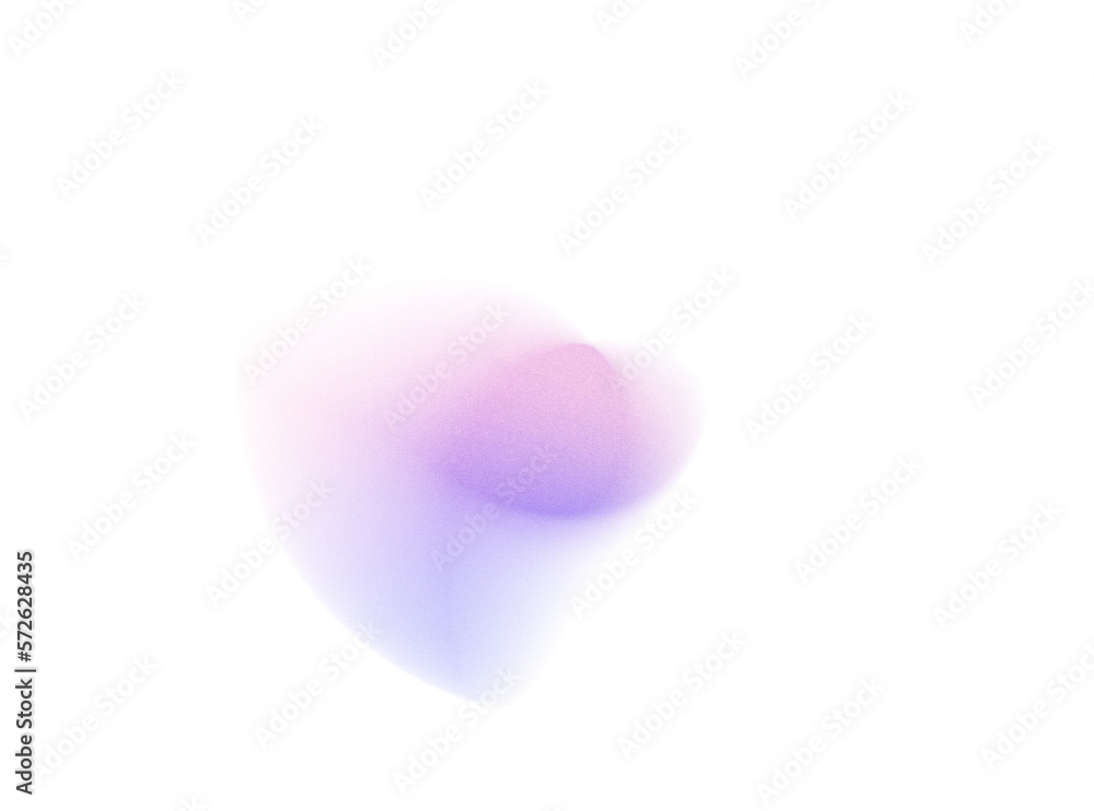 Aufkleber grainy gradient textured blob shapes. abstract transparent png element. trendy design resources, pur
