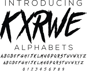 Signature Font Calligraphy Logotype Script Brush Font Type Font lettering handwritten