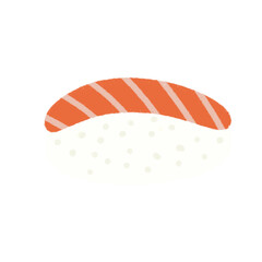 illustration of sushi salmon
