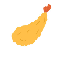 Shrimp crispy japanese food