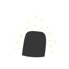 black and white food sushi set