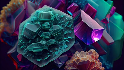 Borax Crystals wallpaper 