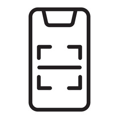 scanner line icon