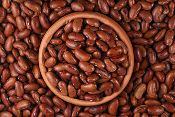 Pinto Beans (Frijoles pintos, Speckled bean, Feijao carioca, Common bean, Phaseolus vulgaris),...