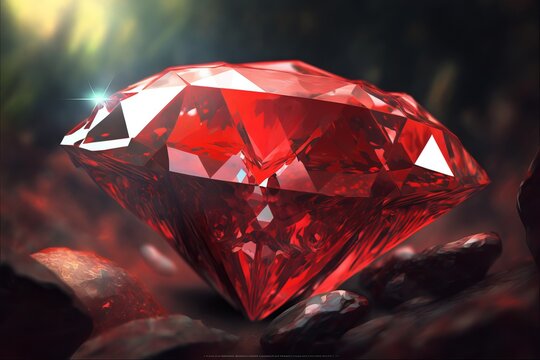 Red Diamond | Created With Generative AI