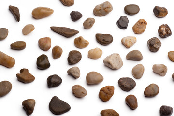 decorative stones isolated, png file