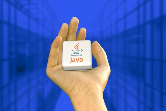 java, social media background