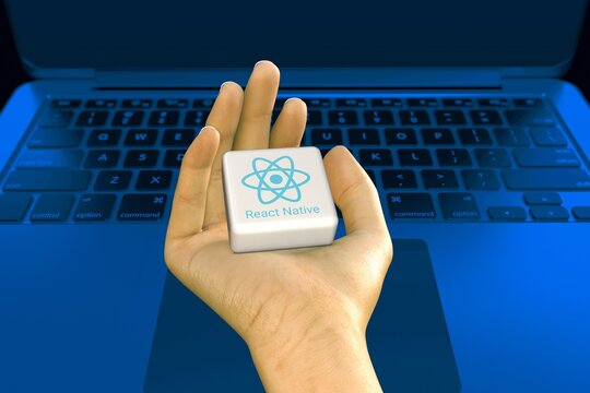 react native, social media background