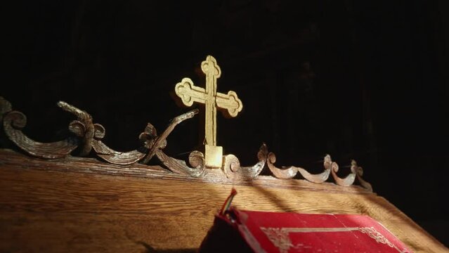 Orthodox church from the small town of Busteni, Romania