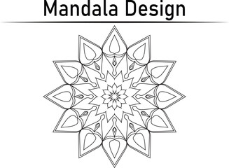 Floral Luxury mandala background vector design