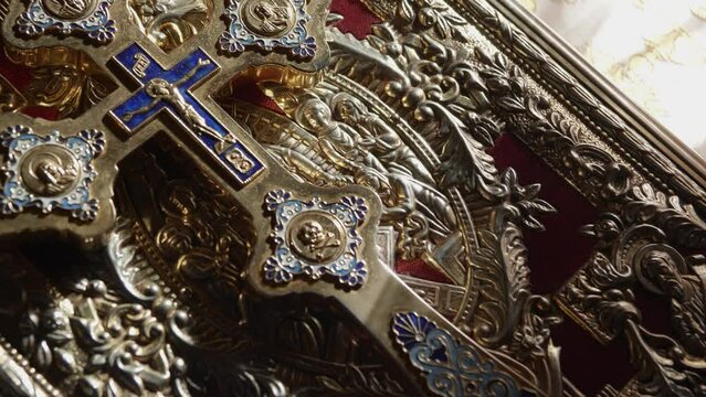 Orthodox church from the small town of Busteni, Romania