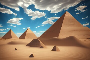 pyramids of giza-Generate AI