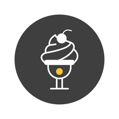 Dessert Vector Icon fully editable

