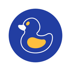 Baby duck Vector Icon fully editable

