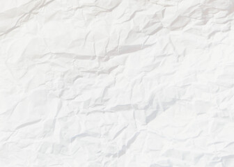 Abstract creased or wrinkled or crumbled white and gray paper texture background, Old and stained white or grey paper with grainy and wrinkled or crumbled stains.