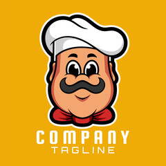 CHEF CARTOON MASCOT LOGO