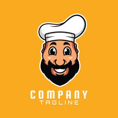 CHEF CARTOON MASCOT LOGO