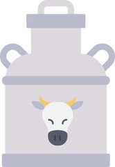 farming milk and can