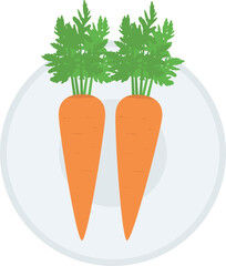 fitness carrot and vegetable
