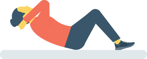 Naklejka premium fitness meditation and calm