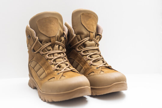 Tactical military boots for the army.