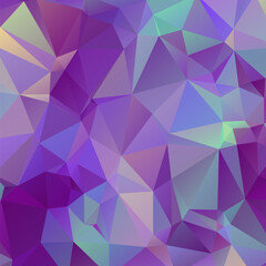 Multicolored polygonal abstract mosaic geometric background pattern low poly polygon triangle texture