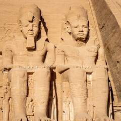 Abu Simbel Great Temple of Ramesses II. Abu Simbel, Egypt. Africa. 