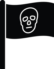 halloween pirate flag and flag