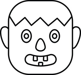 halloween zombie and spooky