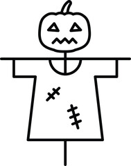 halloween scarecrow and halloween